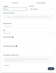 Vorschaubild Webformular "Eigenen Inhalt erstellen"