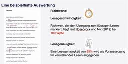 Vorschaubild Beispielauswertung Lautleseprotokoll und Richtwerte