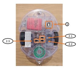 Vorschaubild Blue-Bot von unten